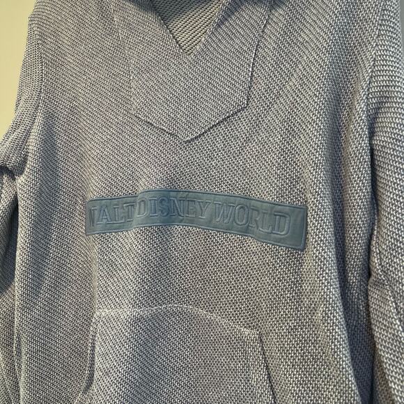 Disney Hooded Sweatshirt Walt Disney World Spell Out Periwinkle Medium - Picture 3 of 9